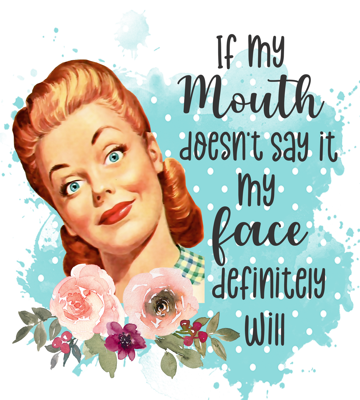 Mulberry Tree If My Mouth Doesnt Say It Dishtowel