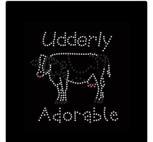 Keep Your Shine Udderly Adorable Rhinestone Shirt Style Kysua