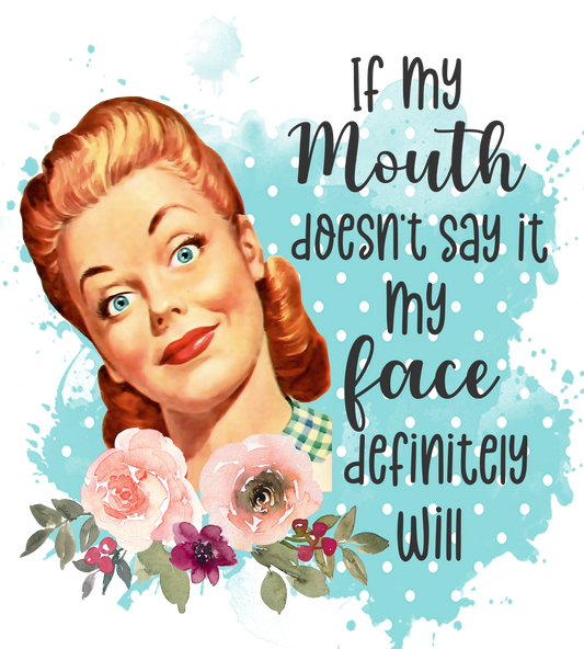 Mulberry Tree If My Mouth Doesnt Say It Dishtowel