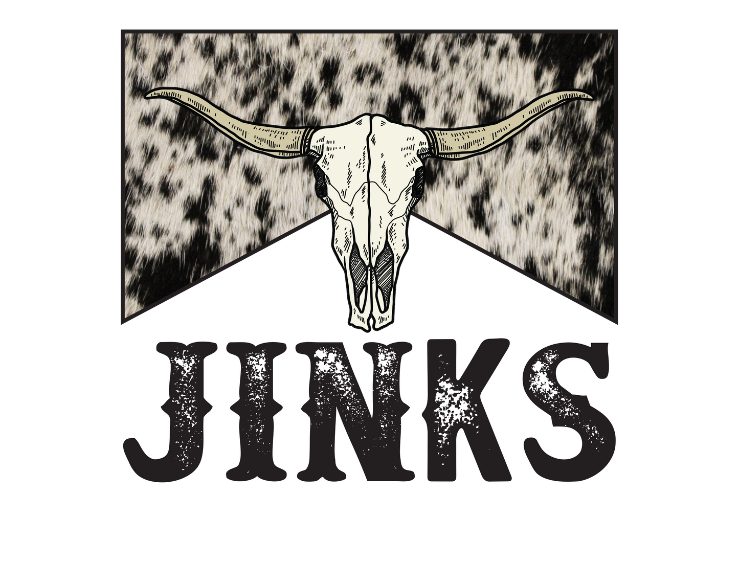 Orange Blossom Jinks Longhorn Skull