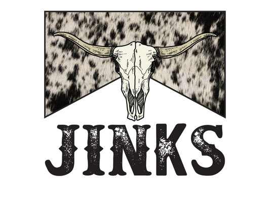 Orange Blossom Jinks Longhorn Skull