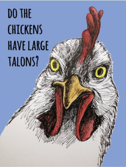 Humor Us Do The Chickens Have Large Talons