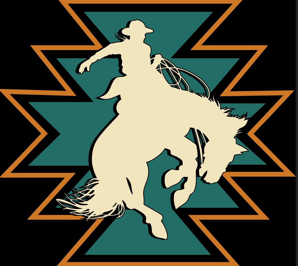 Stay Rank Aztec Bronc Rider