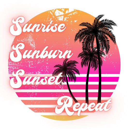 Orange Blossom Sunrise Sunburn Sunset Repeat