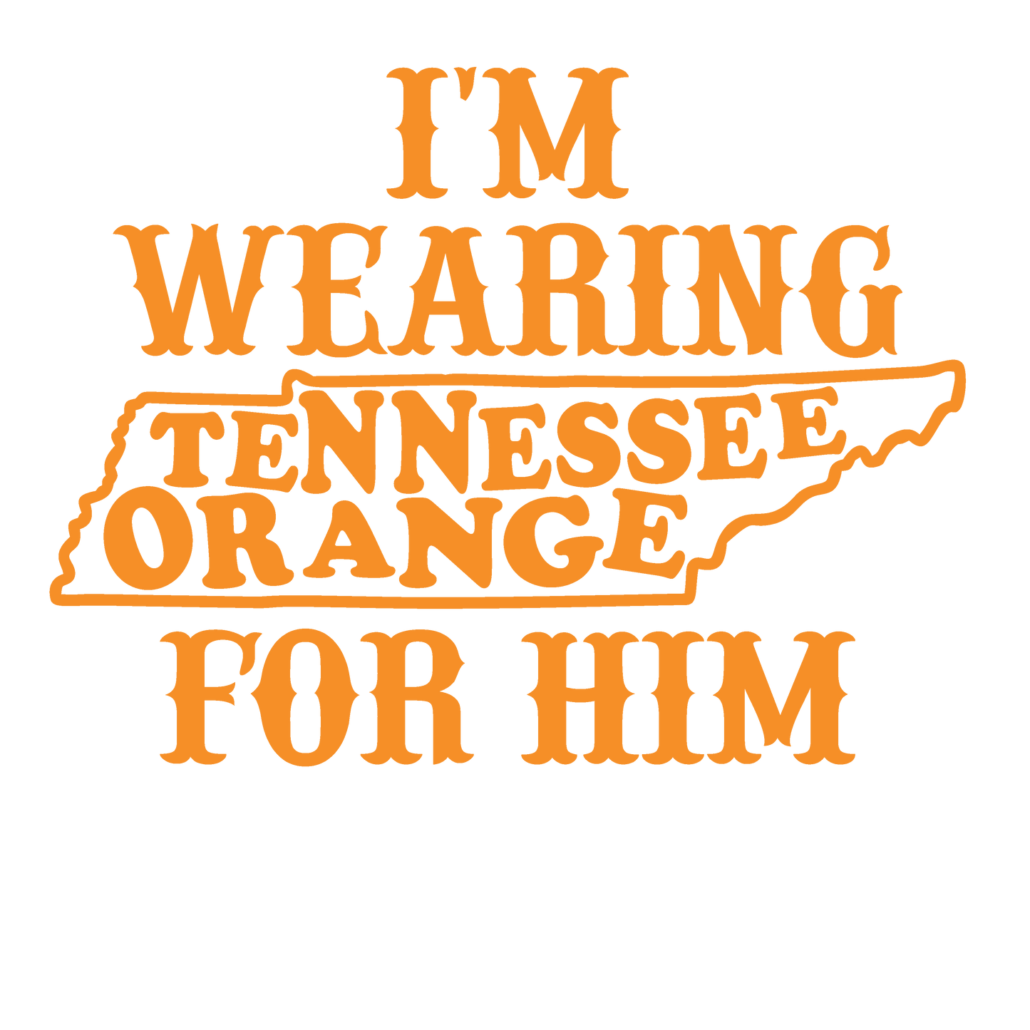 Orange Blossom Tennesse Orange For Him