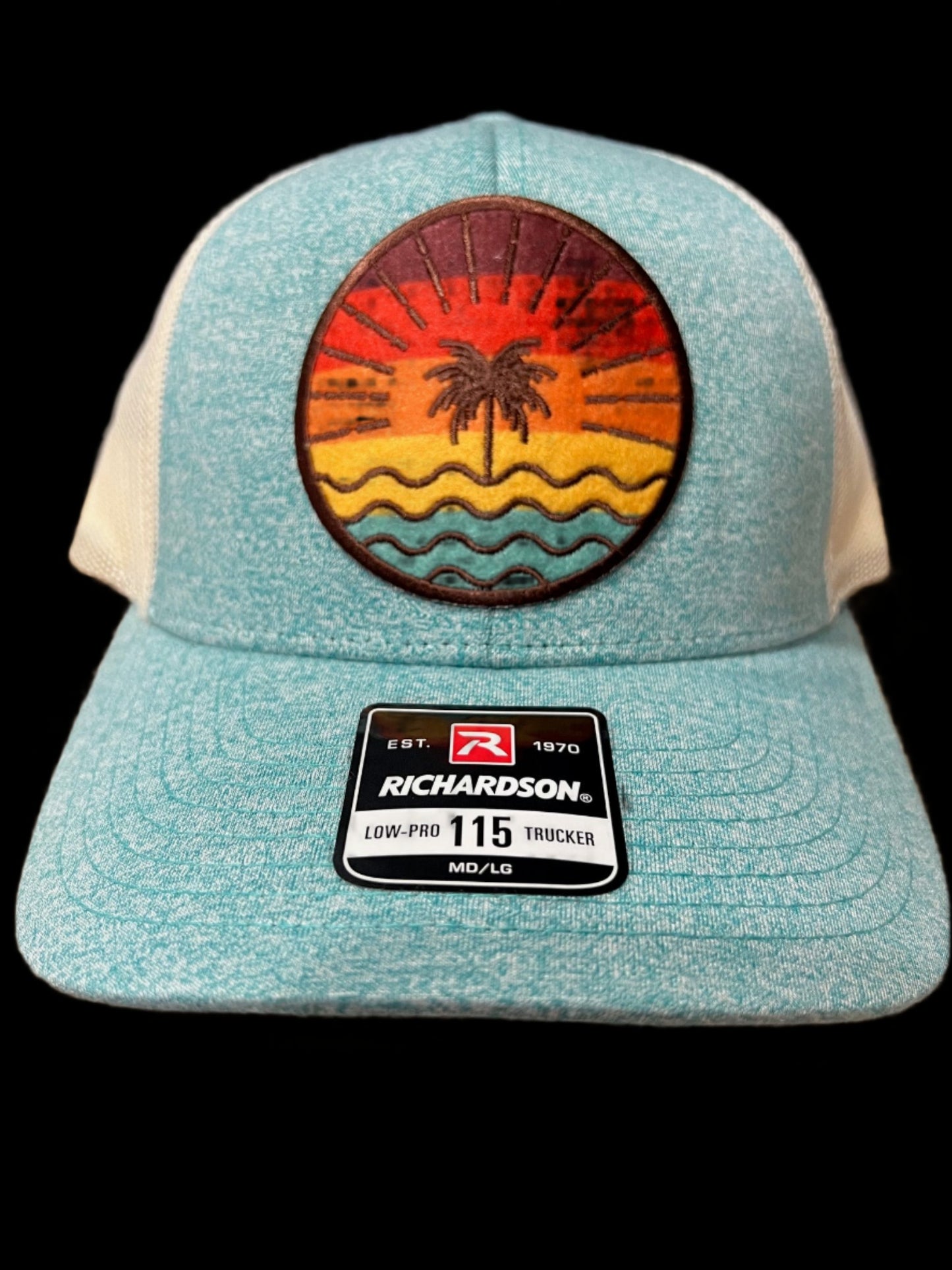 Restless Native Aqua Sunset Cap