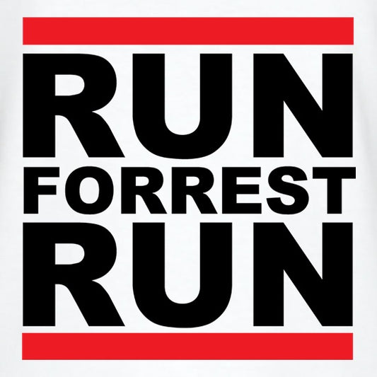 Humor Us Run Forrest Run Text Shirt